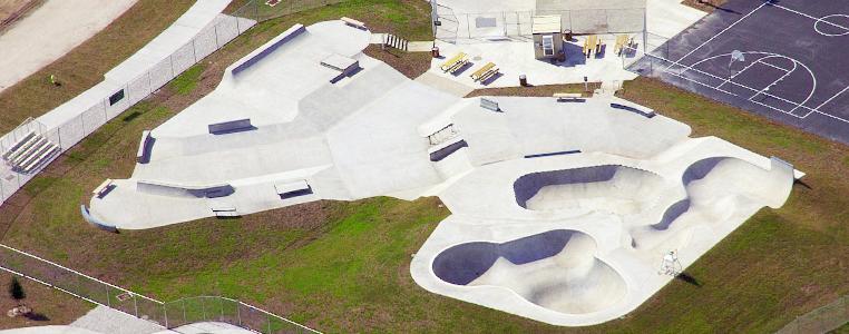 J.M. Berlin/Rotary Skate Park aerial